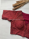 Daily Flex- Maroon Star Strechable Blouse