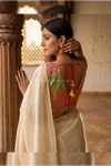 Meenakari- Multicolour Pastel Blouse (Attachable Sleeves)