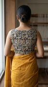 Hemanika- Black Blouse (Attachable Sleeves)